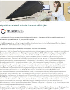 postbranche.de Pressebericht